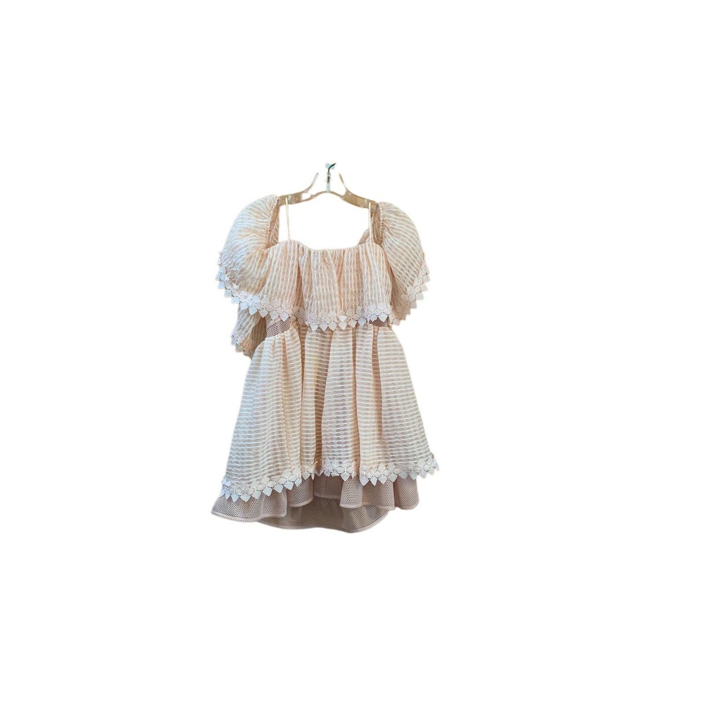 K223 LA MAISON Talulah Women’s Off The Shoulder Popover Dress, Size Large NWT